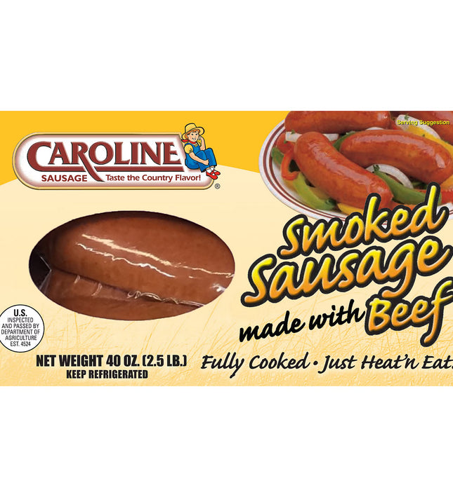 Caroline Smoked Beef Sausage
