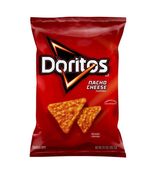 Doritos Tortilla Chips, Nacho Cheese flavor