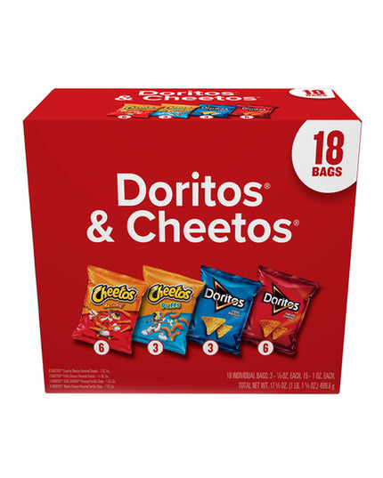 Frito Lay Snacks Red Box Doritos & Cheetos Variety Pack