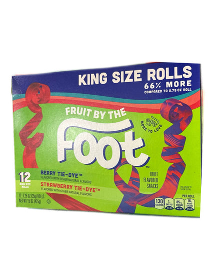 Fruit by the Foot Variety Pack, Strawberry and Berry Tie Dye (12 ct)