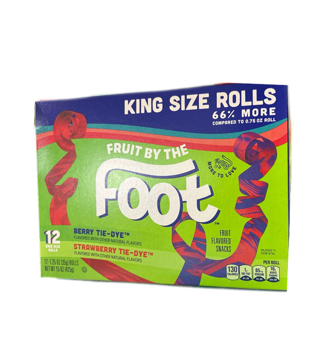 Fruit by the Foot Variety Pack, Strawberry and Berry Tie Dye (12 ct)