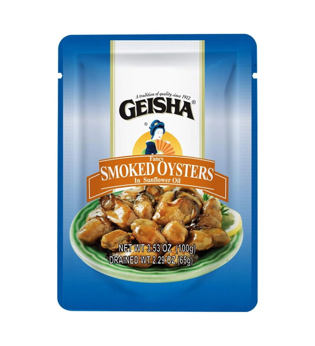 Geisha Smoked Oysters in Sunflower Oil