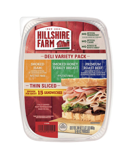 Hillshire Farm Thin Sliced Premium Lunchmeat Deli Variety Pack