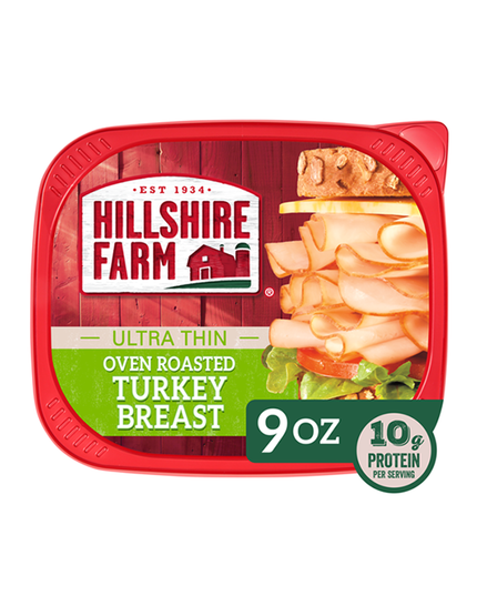 Hillshire Farm Ultra Thin Sliced Oven Roasted Turkey Breast Sandwich Meat
