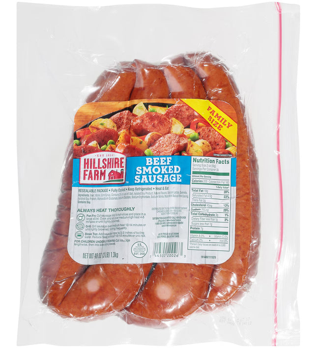 Hillshire Farm Beef Smoked Sausage