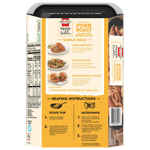 Hormel Square Table Slow Simmered Pork Roast