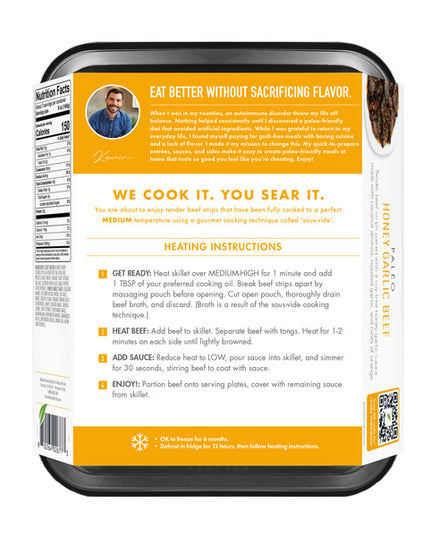 Kevin's Natural Foods Honey Garlic Beef