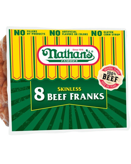 Nathan’s Famous Skinless Beef Franks