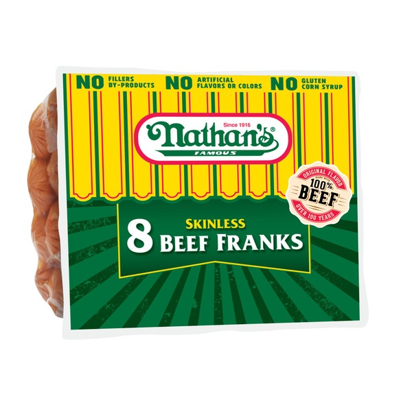 Nathan’s Famous Skinless Beef Franks