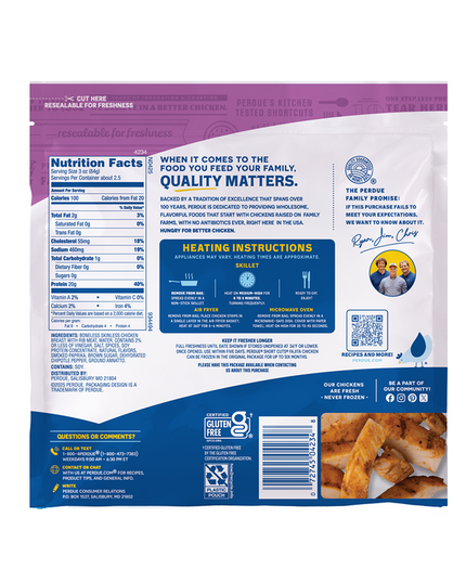 Perdue Chicken Strips, White Meat, Grilled or Fajita