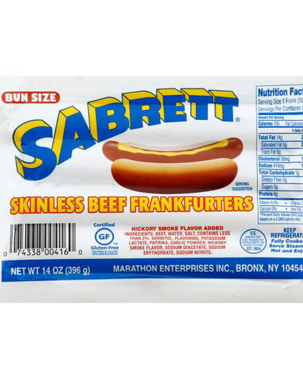 Sabrett Skinless Beef Franks