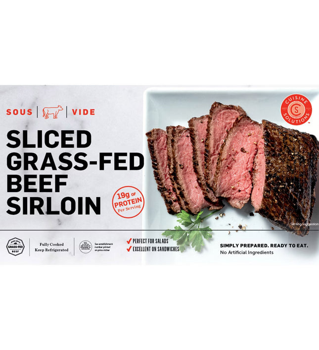 Sliced Grass-Fed Beef Sirloin