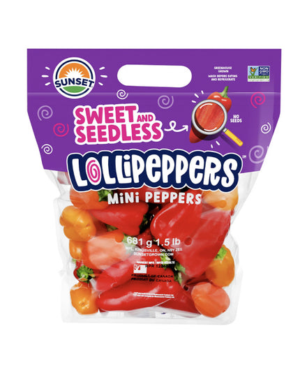 Sunset Lollipeppers Seedless Mini Peppers