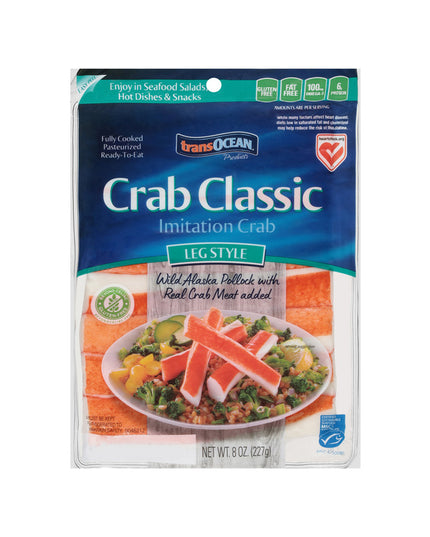 Trans-Ocean Imitation Crab Classic Leg Style